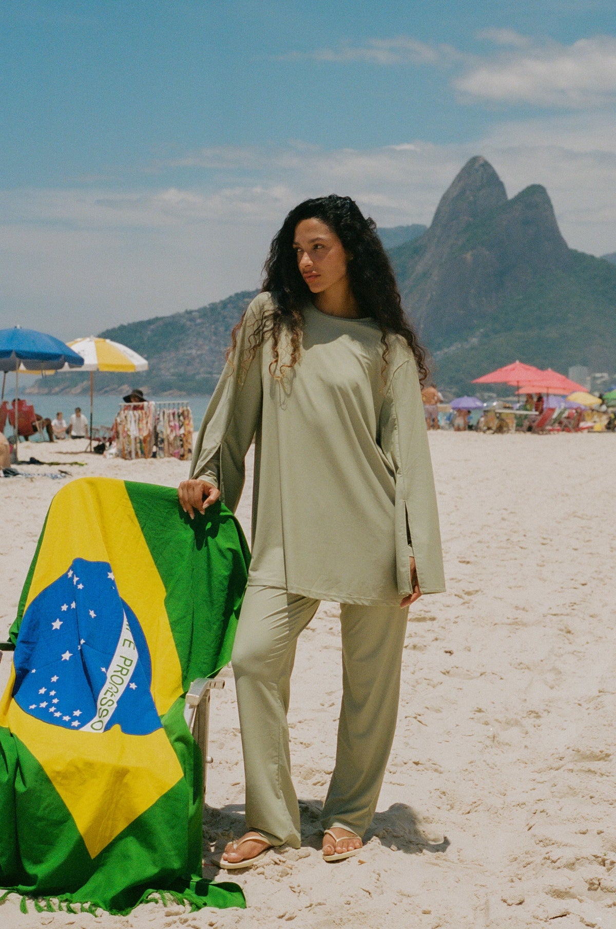 Burkini noor - 2 pièces - sauge