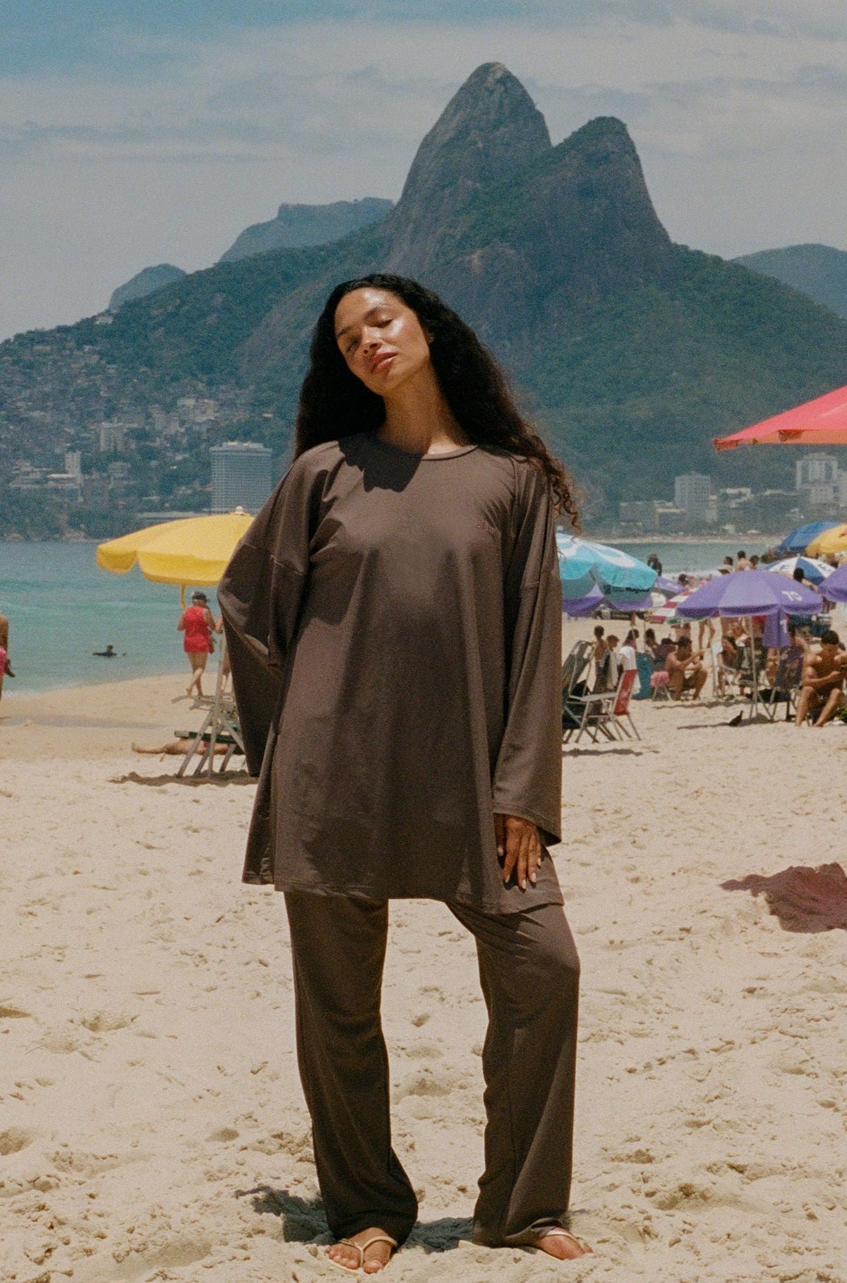 Burkini alba | 3 pièces - taupe