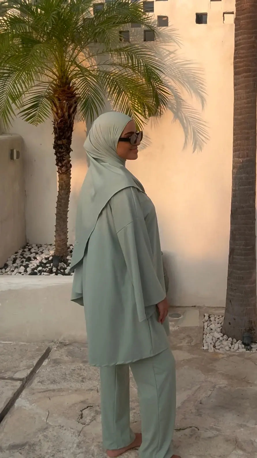Burkini alba | 3 pièces - matcha - Aliam swim