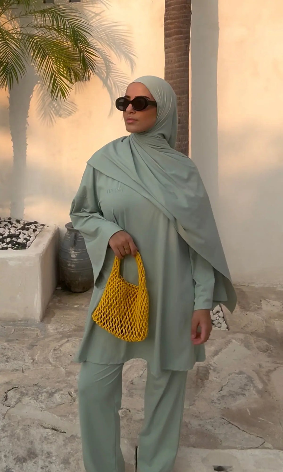 Burkini alba | 3 pièces - matcha - Aliam swim