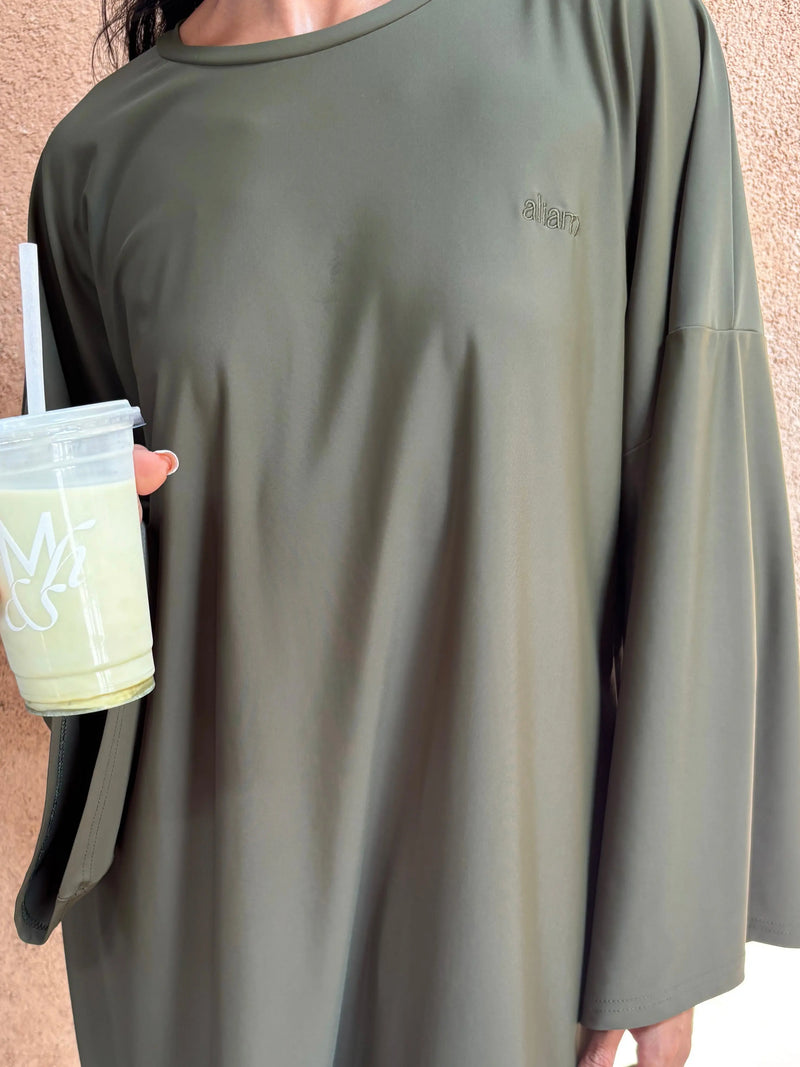 Burkini alba | 3 pièces - olive - Aliam swim