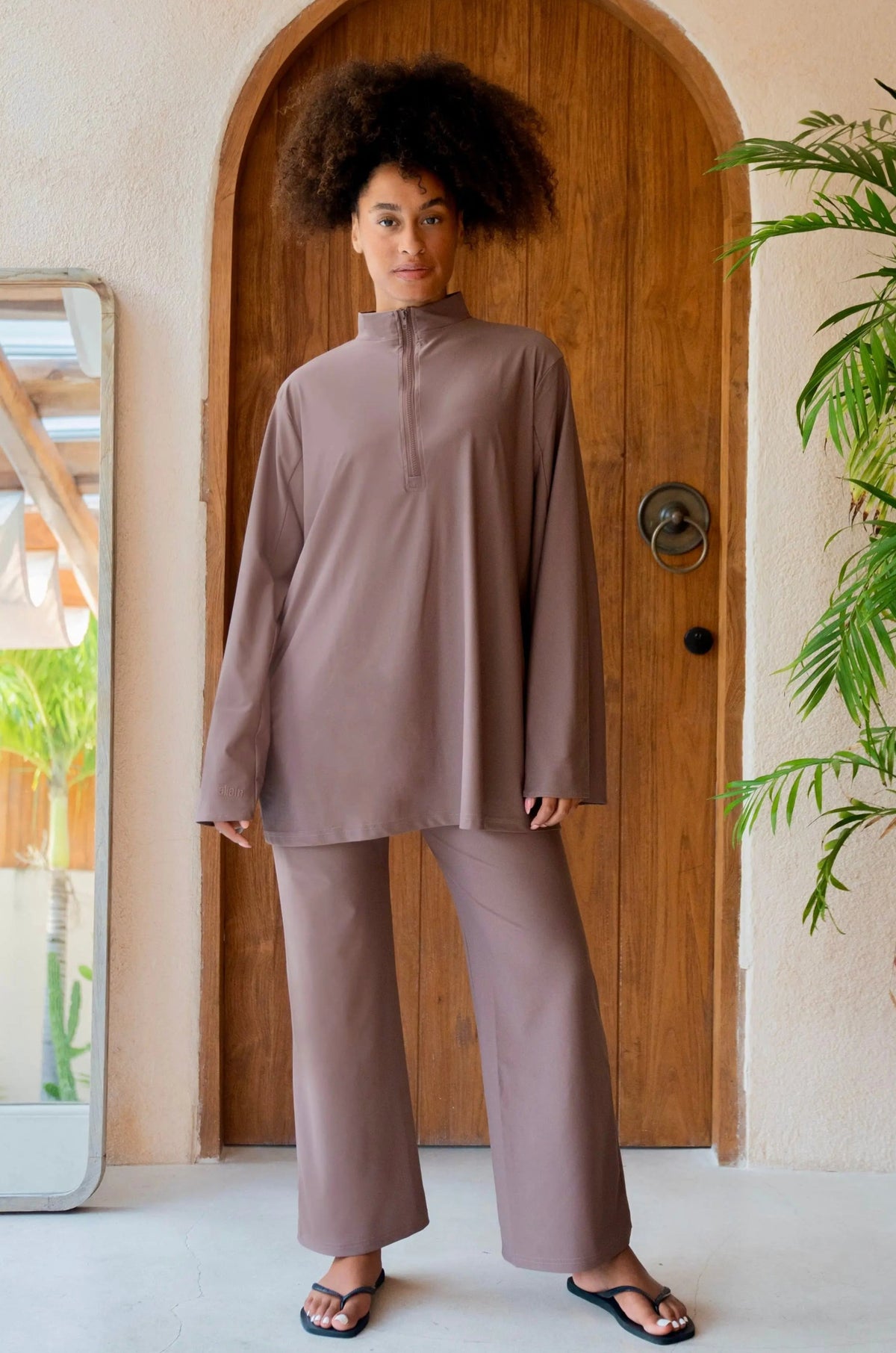 Burkini mira - 2 pièces - taupe Aliam swim