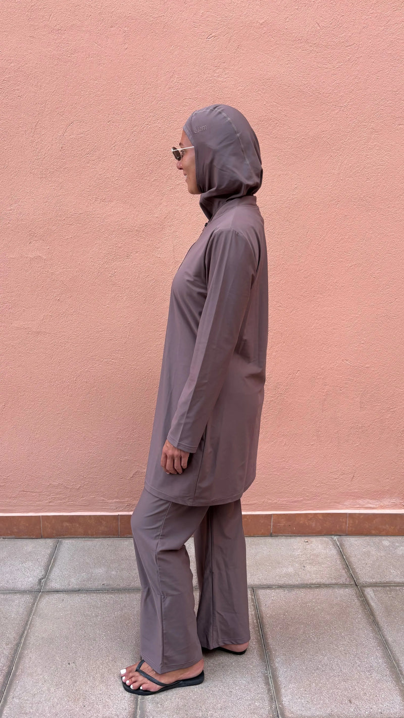 Burkini rita | 3 pièces - taupe Aliam swim
