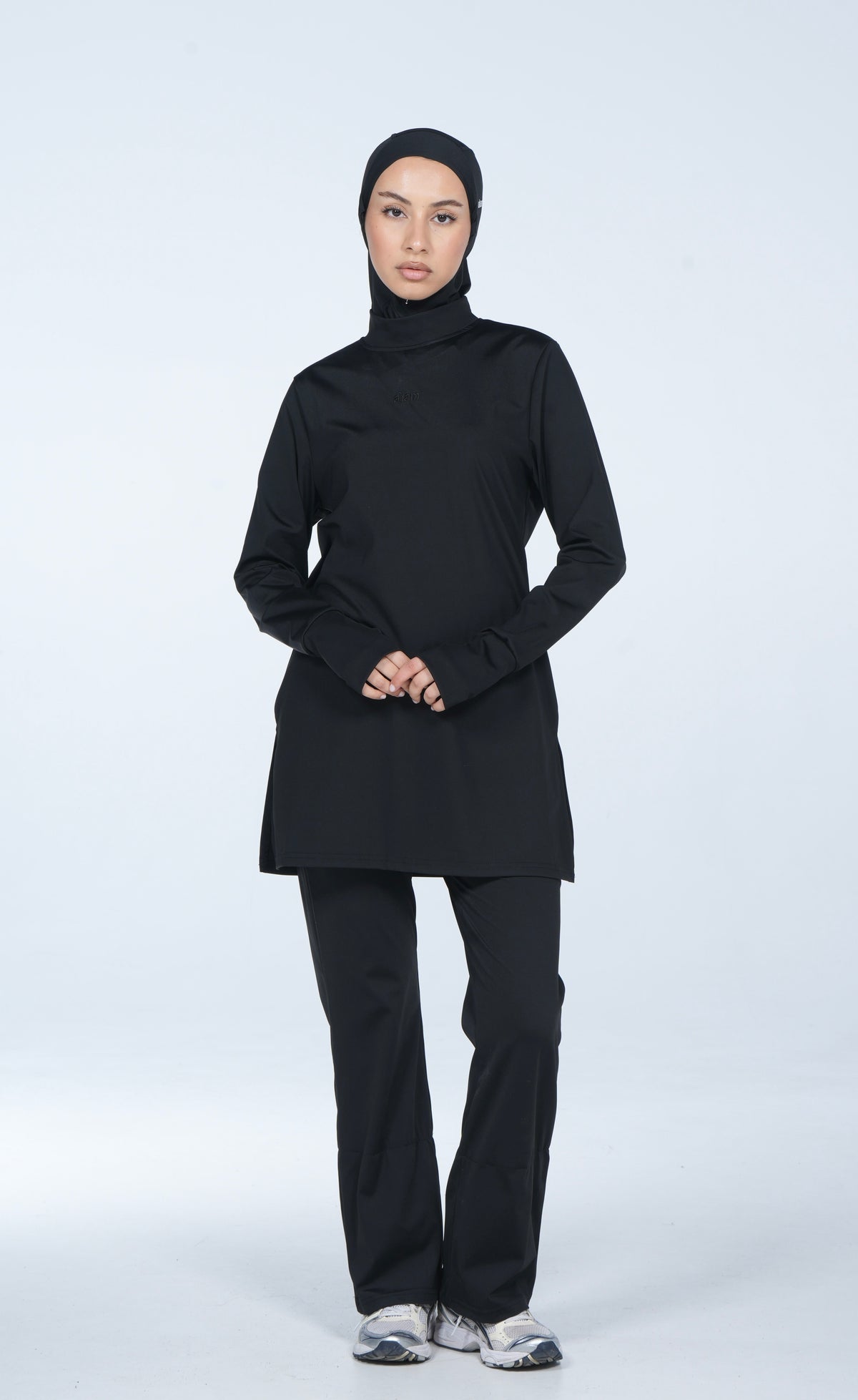 Top de sport sima - noir/logo noir