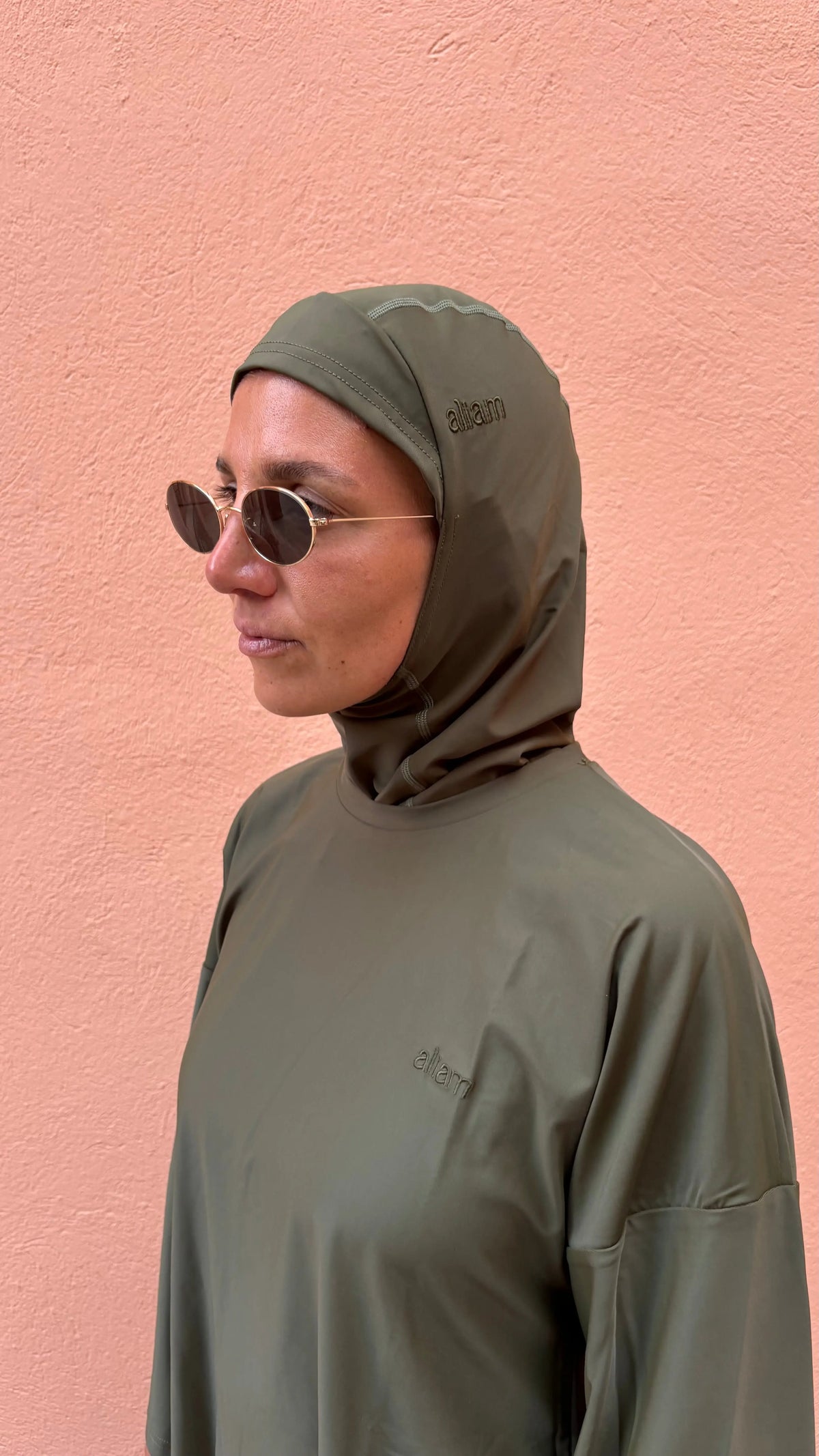 Hijab de sport et piscine - olive Aliam swim