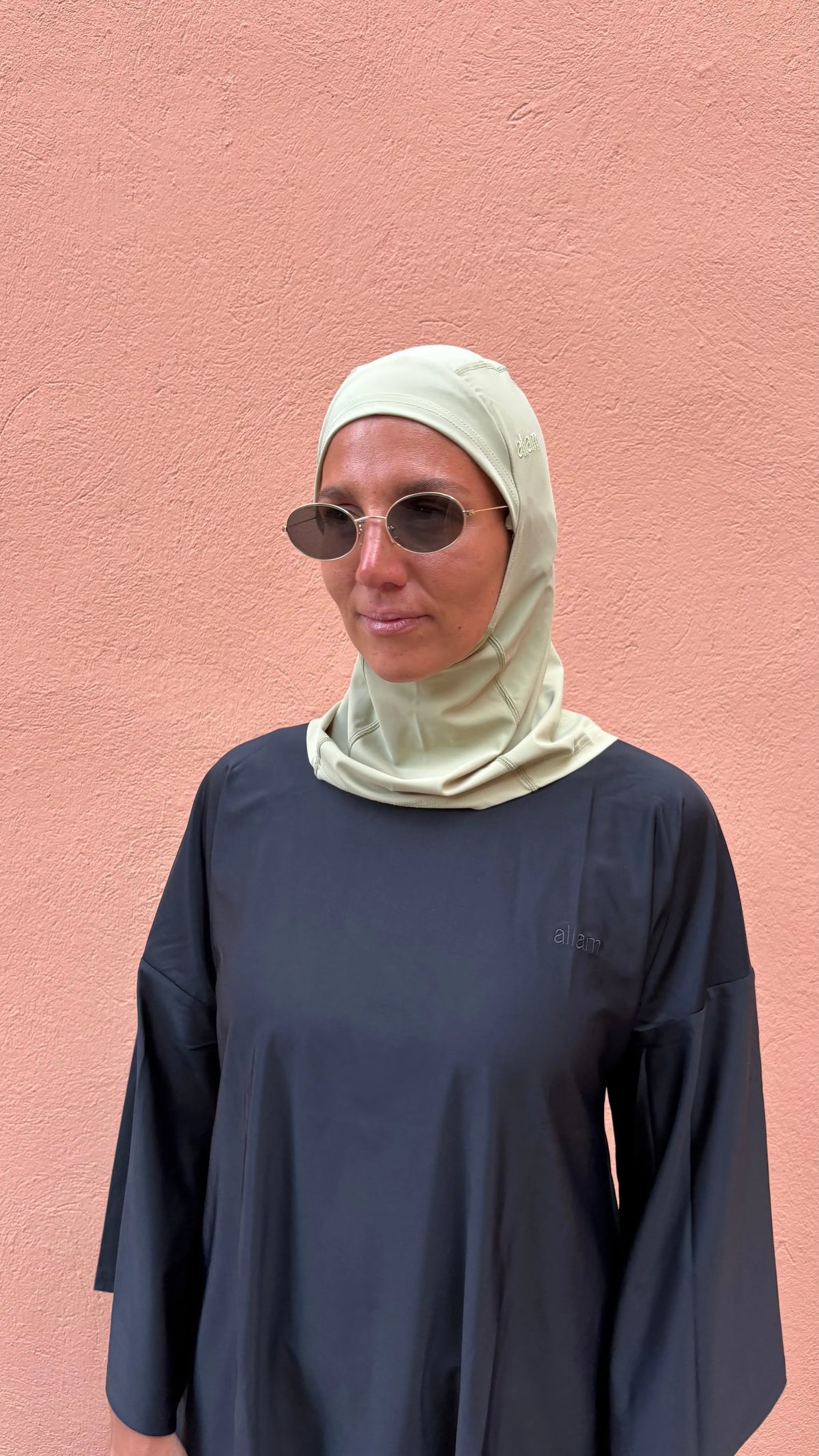 Hijab de sport et piscine - sauge Aliam swim