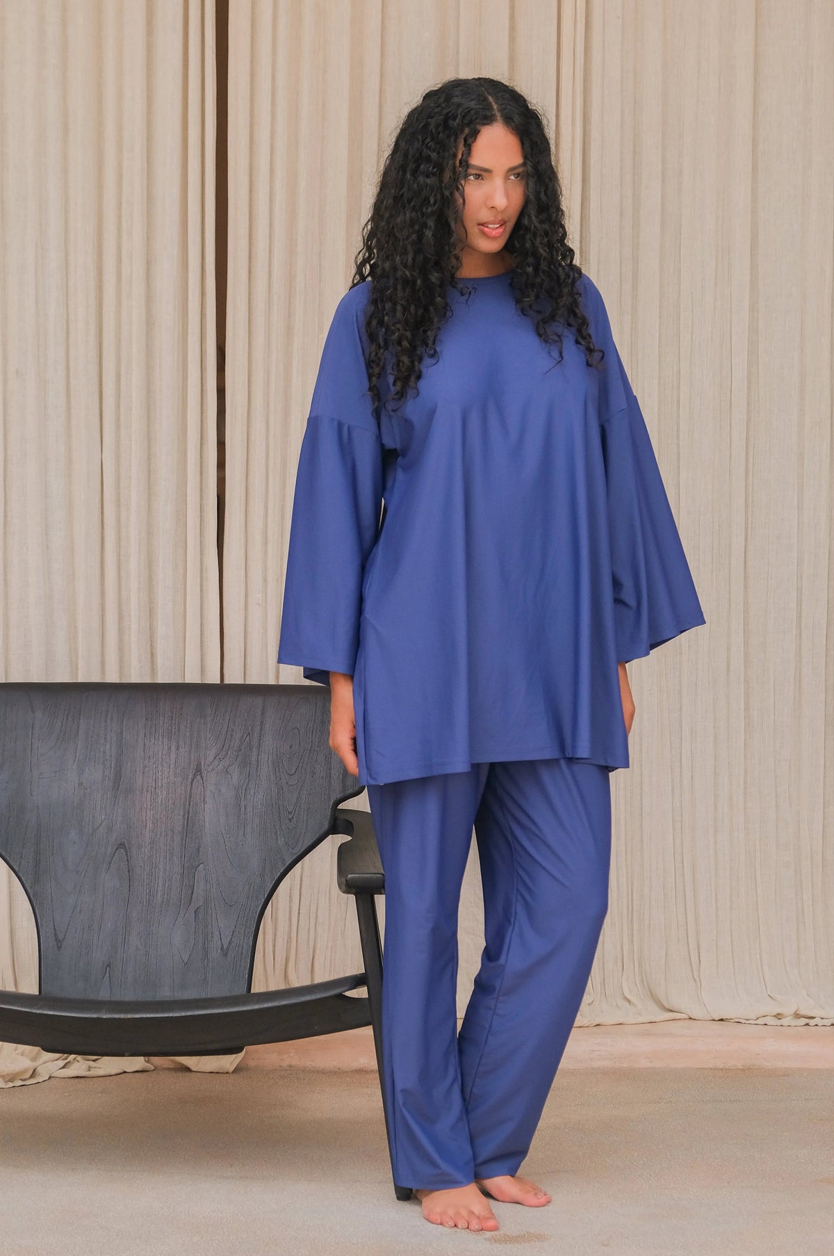 Burkini alba | 3 pièces - bleu marine - Aliam swim