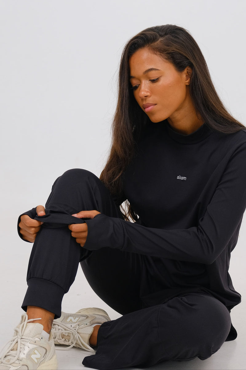 Pantalon de sport sima - noir Aliam swim