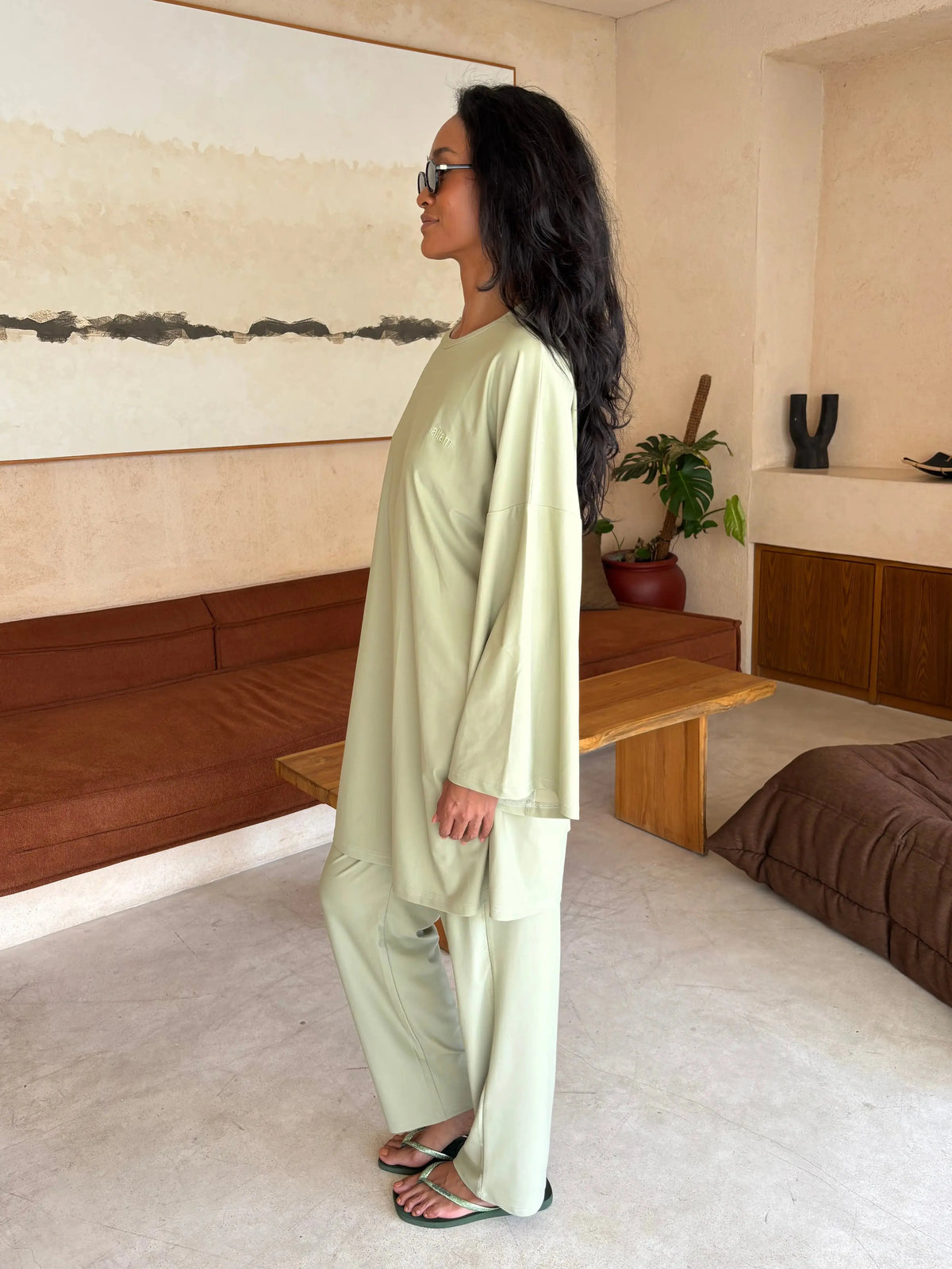 Burkini noor - 3 pièces - sauge Aliam swim